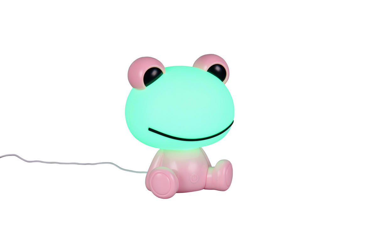 LED-TISCHLEUCHTE 19,5/16,5/24,5 cm   - Pink/Weiß, LIFESTYLE, Kunststoff (19,5/16,5/24,5cm)
