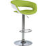 BARHOCKER in Weiß, Chromfarben, Limette - Chromfarben/Limette, Design, Textil/Metall (49/84-104/49cm) - Carryhome BARHOCKER in Weiß, Chromfarben, Limette - Chromfarben/Limette, Design, Textil/Metall (49/84-104/49cm) - Carryhome