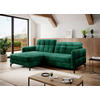ECKSOFA Grün Samt  - Grün, Design, Textil/Metall (160/225cm) - MID.YOU