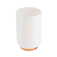 LONČEK ZA ZOBNE ŠČETKE - bela, Basics, umetna masa (7,2/11cm) - Homeware