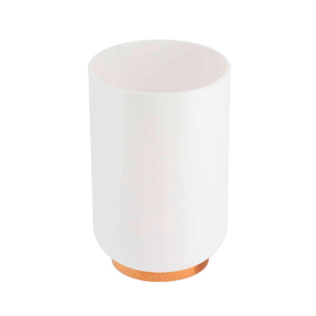 LONČEK ZA ZOBNE ŠČETKE - bela, Basics, umetna masa (7,2/11cm) - Homeware