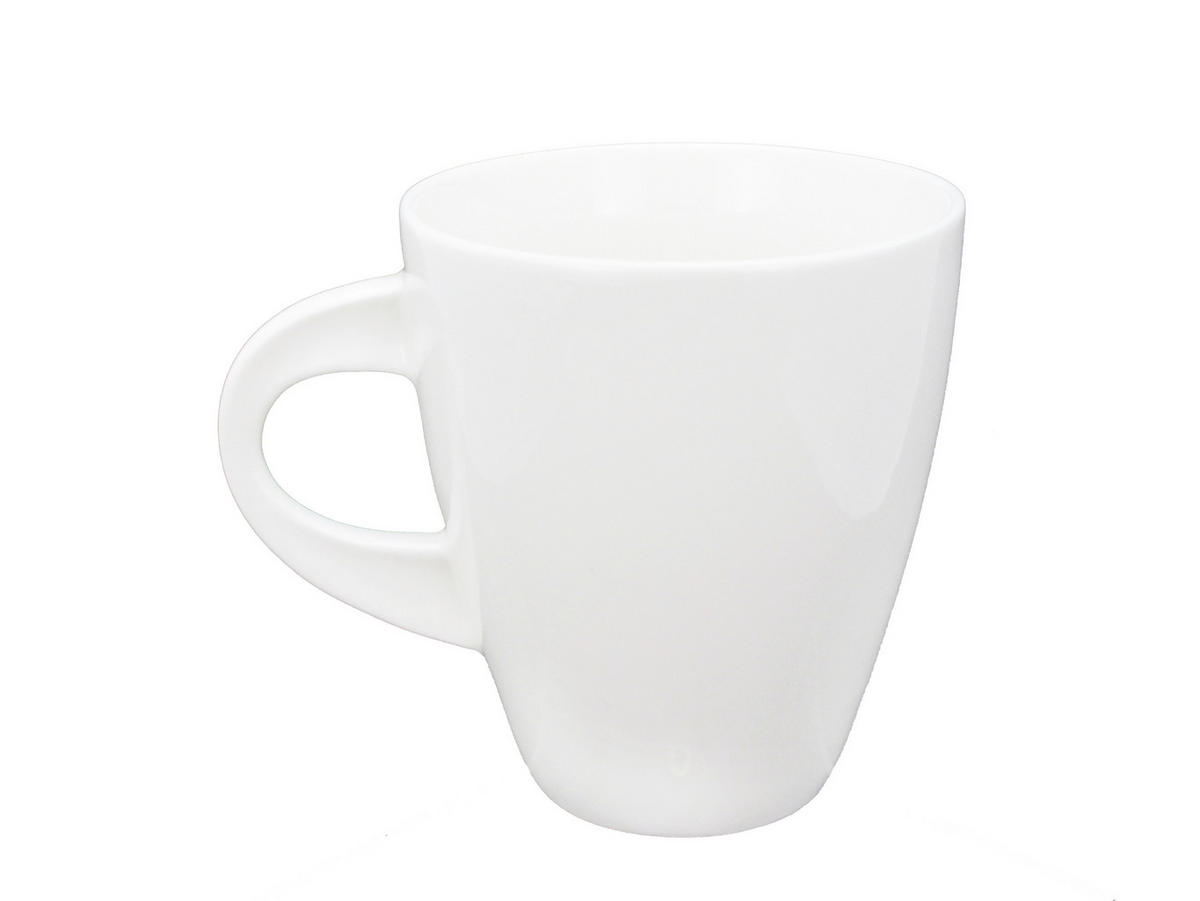 KAFFEEBECHER La Musica 395 ml  - Weiss, Basics, Keramik (0,39l) - Novel