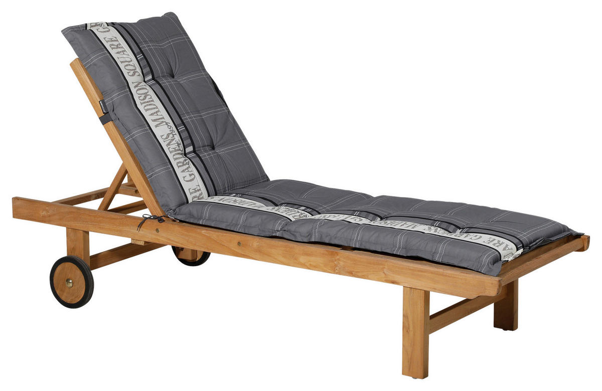 LIEGENAUFLAGE  - Grau, Basics, Textil (200/7/60cm)