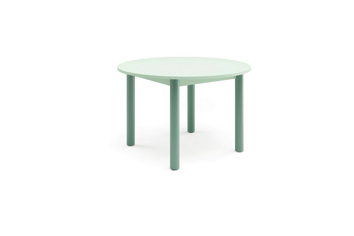 ESSTISCH in Metall, Holzwerkstoff 120/120/76 cm  - Salbeigrün, Natur, Holzwerkstoff/Metall (120/120/76cm) - Tom Tailor