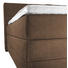 BOXSPRINGBETT "OCEAN" Webstoff 160/200 cm INKL. Topper - Dunkelbraun/Schwarz, Design, Holz/Textil (160/200cm) - Novel