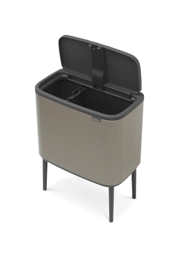 KOŠ ZA OTPAD 34 l - siva, Basics, metal/plastika (54/68/31.5cm) - Brabantia