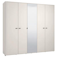 DREHTÜRENSCHRANK  in Kaschmir  - Kaschmir/Schwarz, Basics, Holzwerkstoff/Kunststoff (224,5/210,5/56cm) - MID.YOU