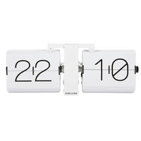 WANDUHR  Weiß  - Weiß, KONVENTIONELL, Kunststoff/Metall (36/14/9cm) - Karlsson