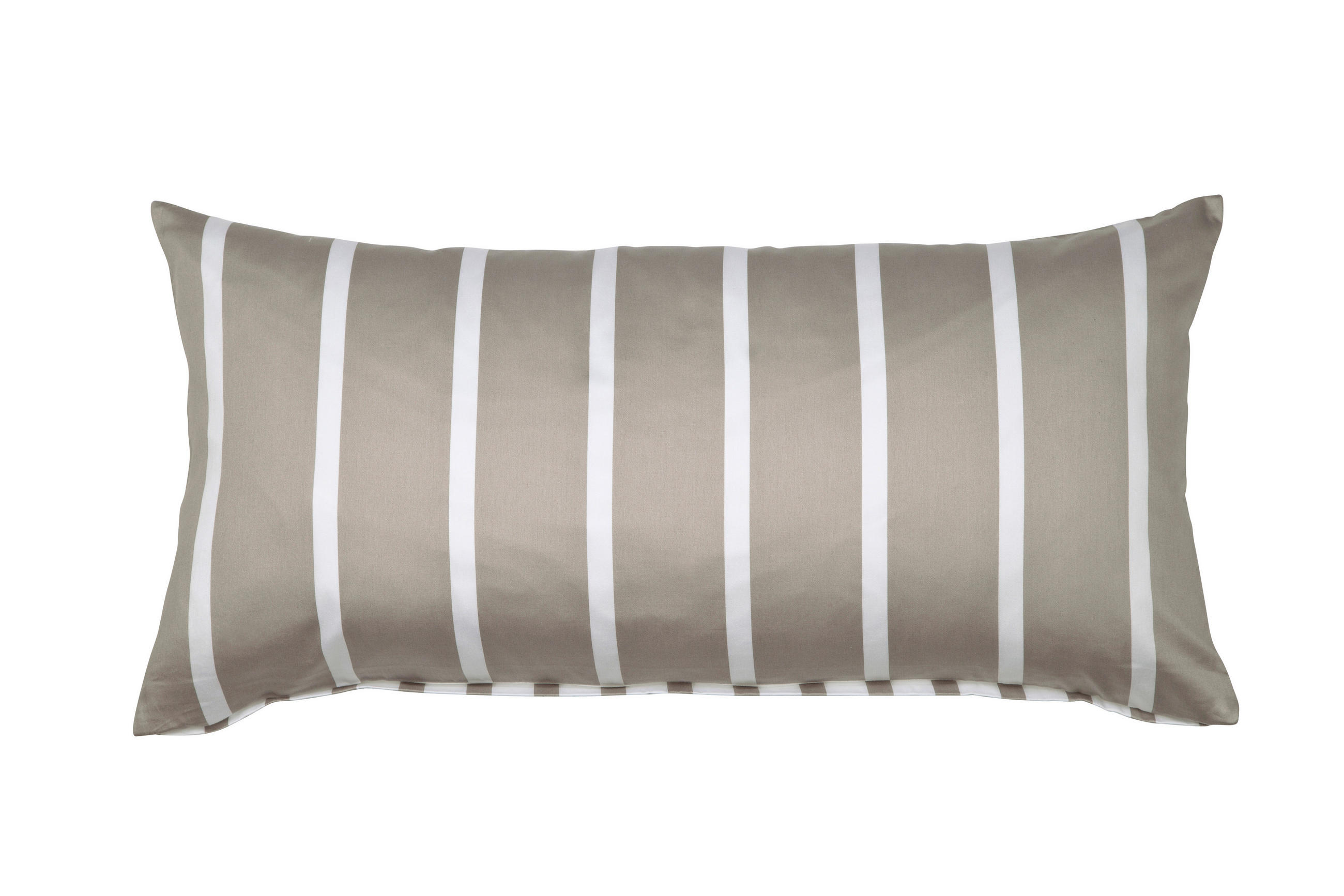 KISSENHÜLLE GENTANO 40/80 cm  - Braun/Weiß, Design, Textil (40/80cm) - Janine