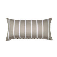 KISSENHÜLLE GENTANO 40/80 cm  - Braun/Weiß, Design, Textil (40/80cm) - Janine