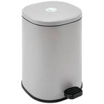 TRETEIMER 5 l  Metall, Kunststoff  - Taupe/Schwarz, Trend, Kunststoff/Metall (25/31,3/20,6cm) - Homeware