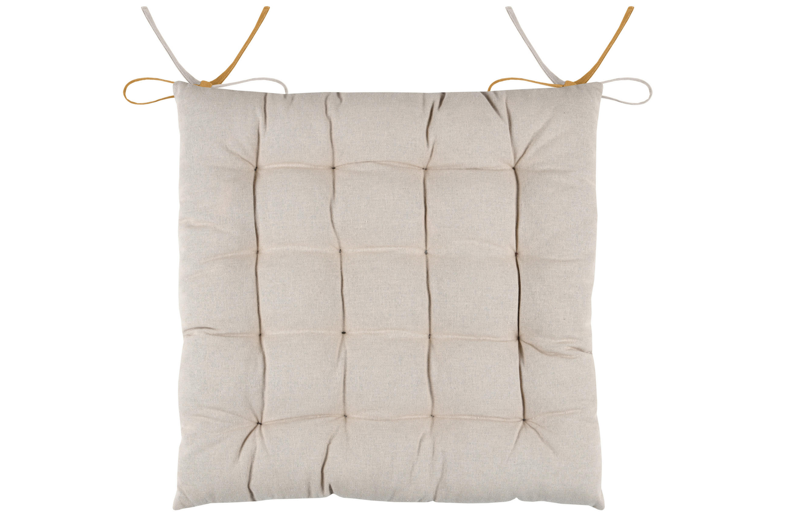 BLAZINA ZA STOL  MARIS   40/40 cm           - gorčično rumena, Konvencionalno, tekstil (40/40cm)