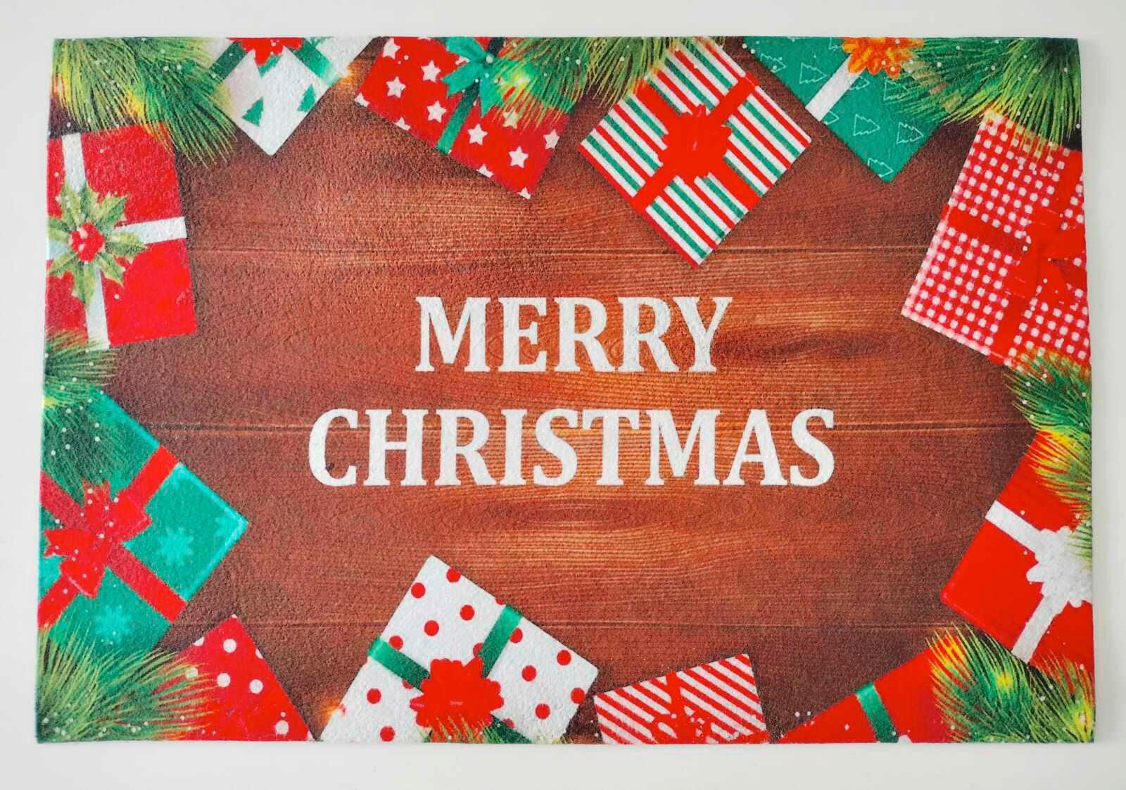 DVEŘNÍ ROHOŽKA, 40/60 cm - tmavě červená, Basics, plast (40/60cm)