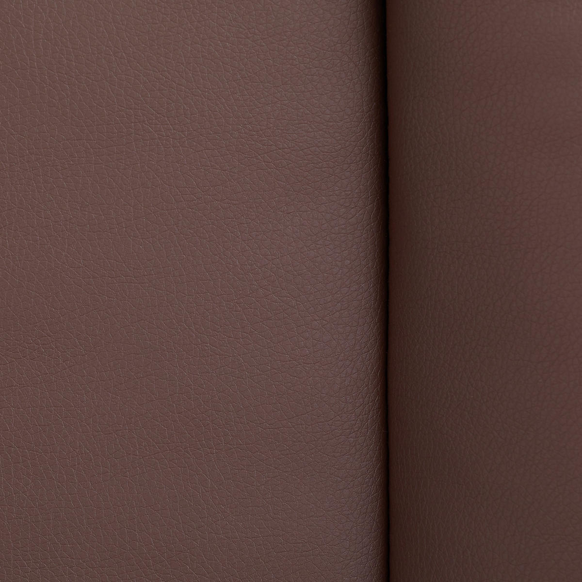 CHEFSESSEL Lederlook Braun  - Silberfarben/Schwarz, KONVENTIONELL, Kunststoff/Textil (64/113-121/74cm) - Hom`in