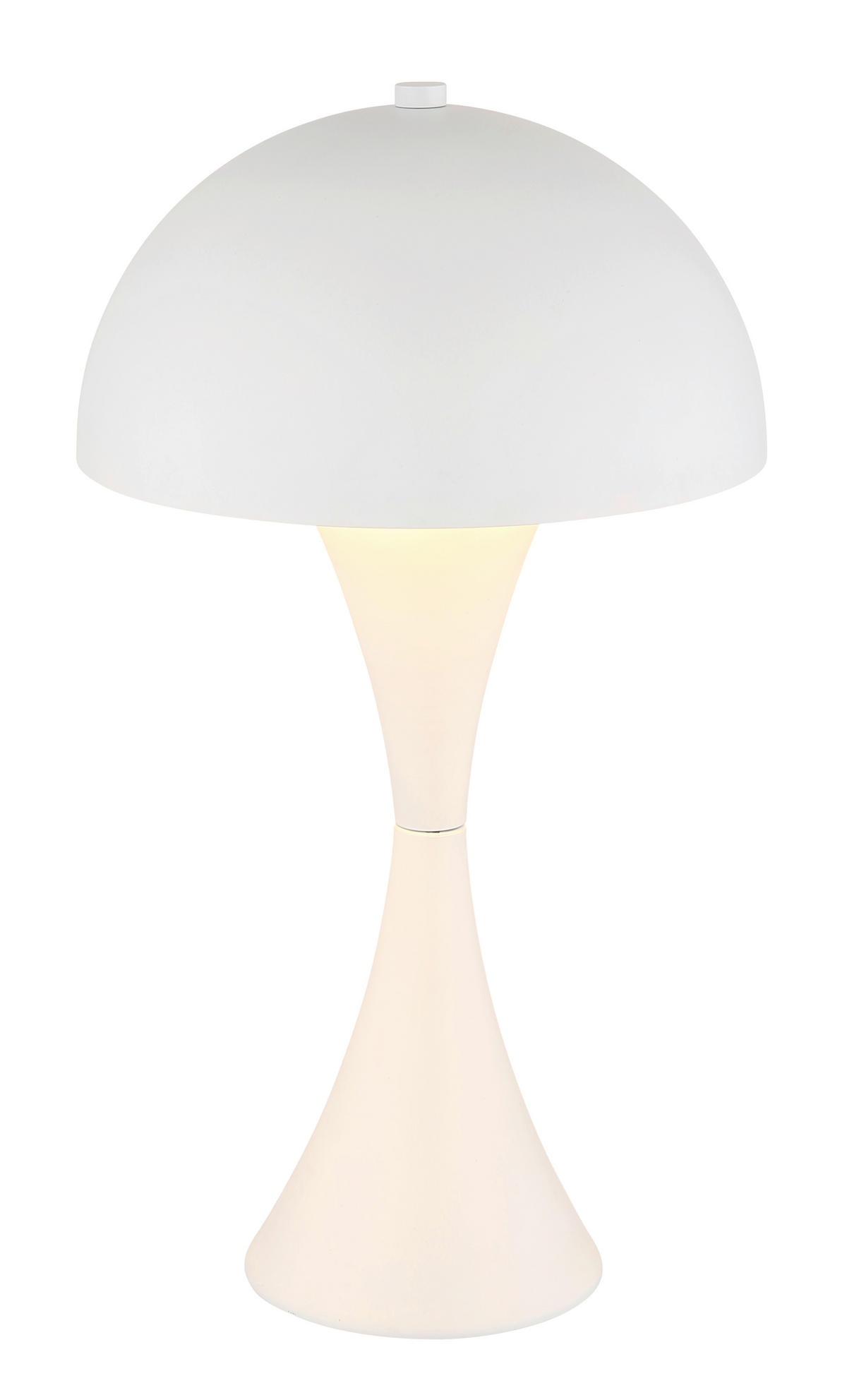 TISCHLEUCHTE - Weiss, Design, Kunststoff/Metall (20/36,1cm) - Globo