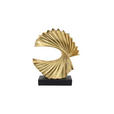 SKULPTUR - Goldfarben/Schwarz, Design, Kunststoff (24/28,5/11cm) - Ambia Home
