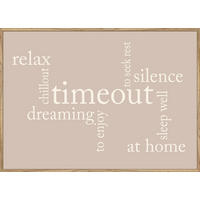 KUNSTDRUCK 70/50 cm  - Eichefarben/Multicolor, LIFESTYLE, Holzwerkstoff (70/50cm) - Monee