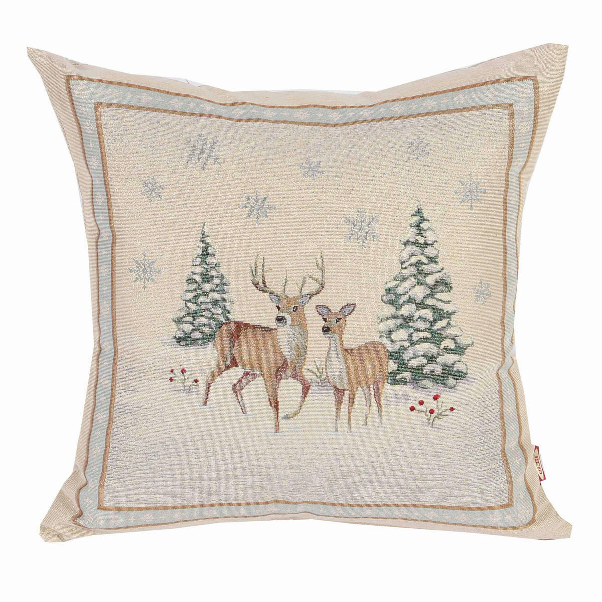 DEKORATIVNA JASTUČNICA 45/45 cm    NOEL FROST  - višebojna, Osnovno, tekstil (45/45cm) - X-Mas