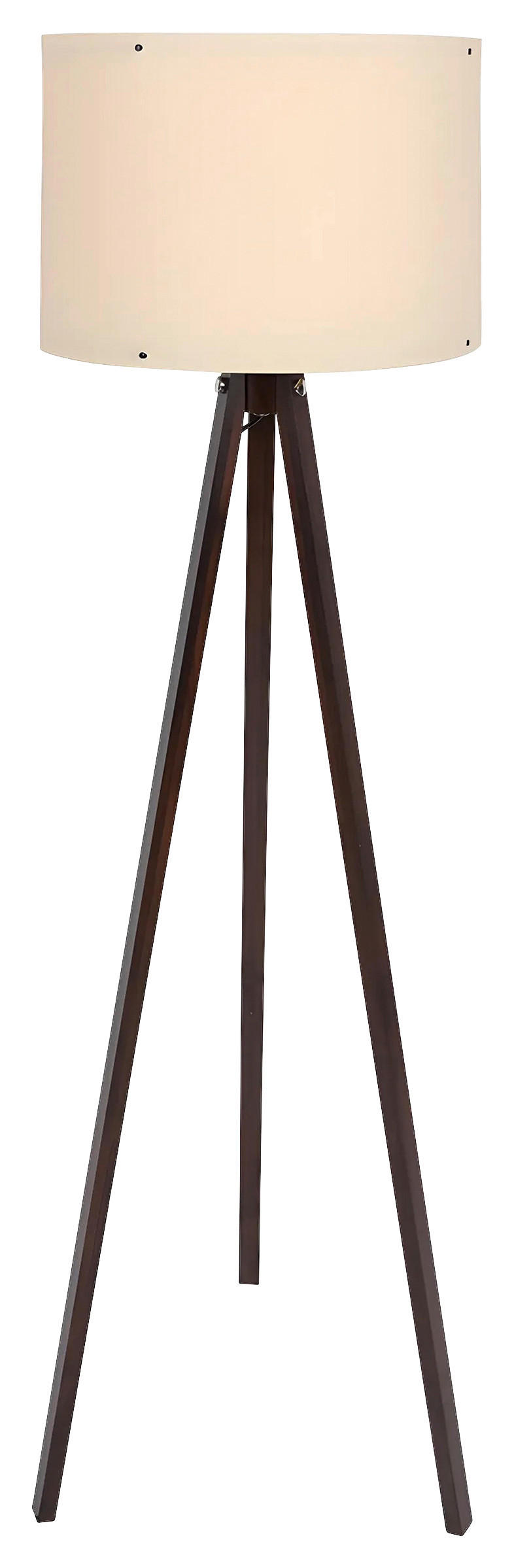 STEHLEUCHTE 38/145 cm    - Walnussfarben, Design, Holzwerkstoff/Kunststoff (38/145cm) - P & B