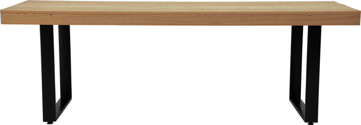 GARTENTISCH 220/68/75 cm Holz rechteckig  - Lärchefarben/Schwarz, MODERN, Holz/Metall (220/68/75cm) - Jan Kurtz