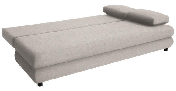 SCHLAFSOFA Taras  mit Stoffauswahl Webstoff Grau  - Schwarz/Grau, Design, Kunststoff/Textil (197/77/81cm) - Xora