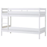 ETAGENBETT - Naturfarben/Weiß, MODERN, Holz (90/200cm) - MID.YOU