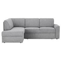 ECKSOFA in Webstoff Grau  - Schwarz/Grau, Konventionell, Kunststoff/Textil (165/224cm) - Xora