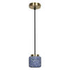 HÄNGELEUCHTE 10/150 cm  - Blau, Basics, Stein (10/150cm) - Osram