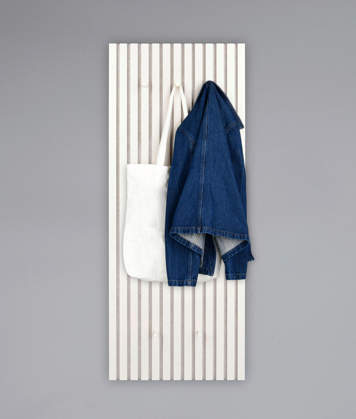 GARDEROBENPANEEL  in 50/125/7 cm  - Sandfarben, MODERN, Holzwerkstoff/Textil (50/125/7cm)