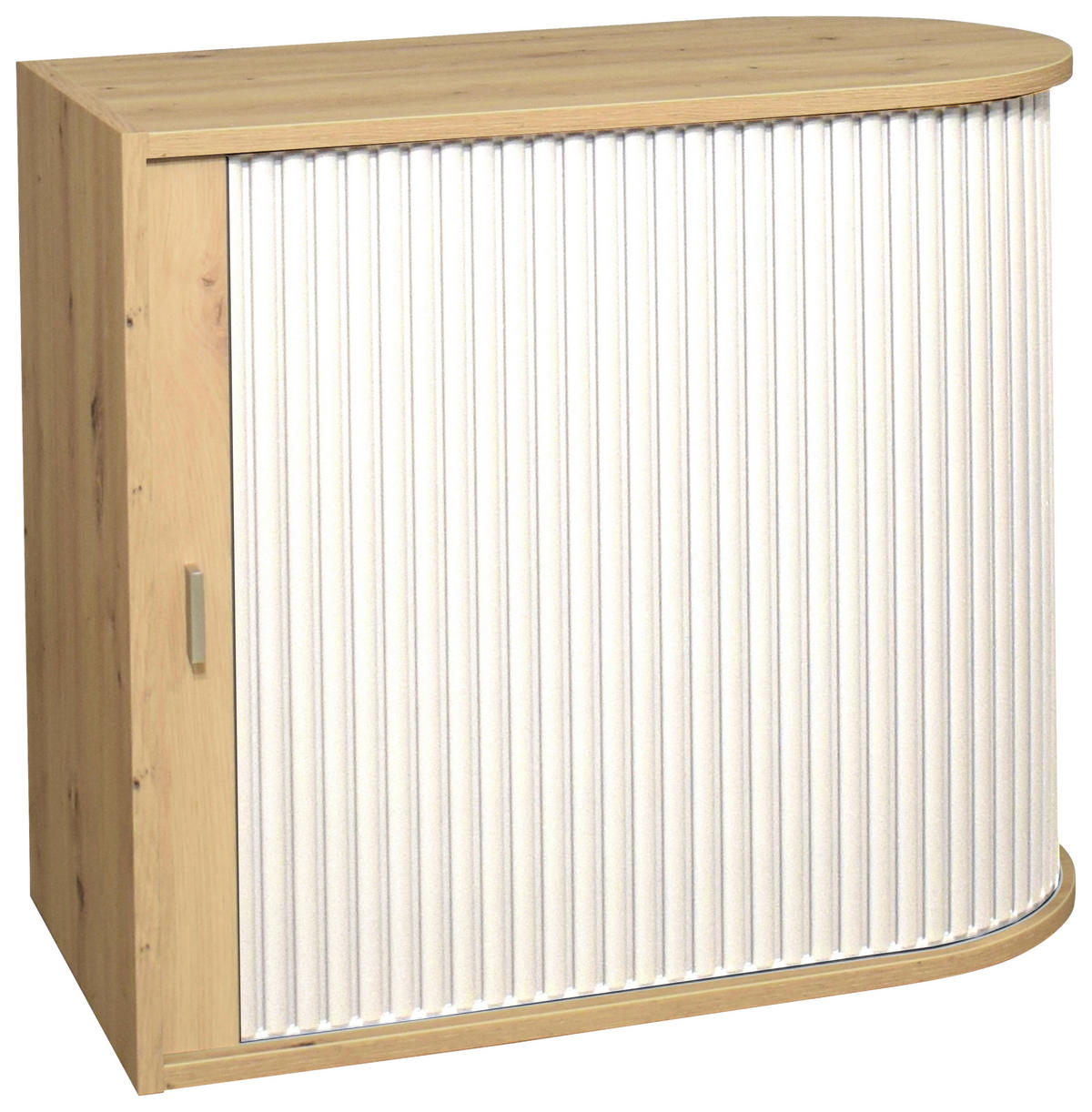 AKTENSCHRANK Weiß, Eiche Artisan  - Eiche Artisan/Weiß, MODERN, Holzwerkstoff/Kunststoff (69/85/44cm) - Livetastic