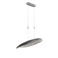 LED-HÄNGLAMPA 28,5/140 cm  - nickelfärgad, Design, metall (28,5/140cm) - Fischer & Honsel