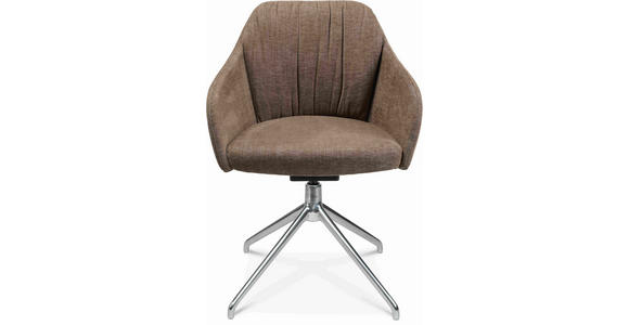ARMLEHNSTUHL in Aluminium Velours - Alufarben/Grün, Design, Textil/Metall (58/81,5-84,5/60cm) - Johann Jakob