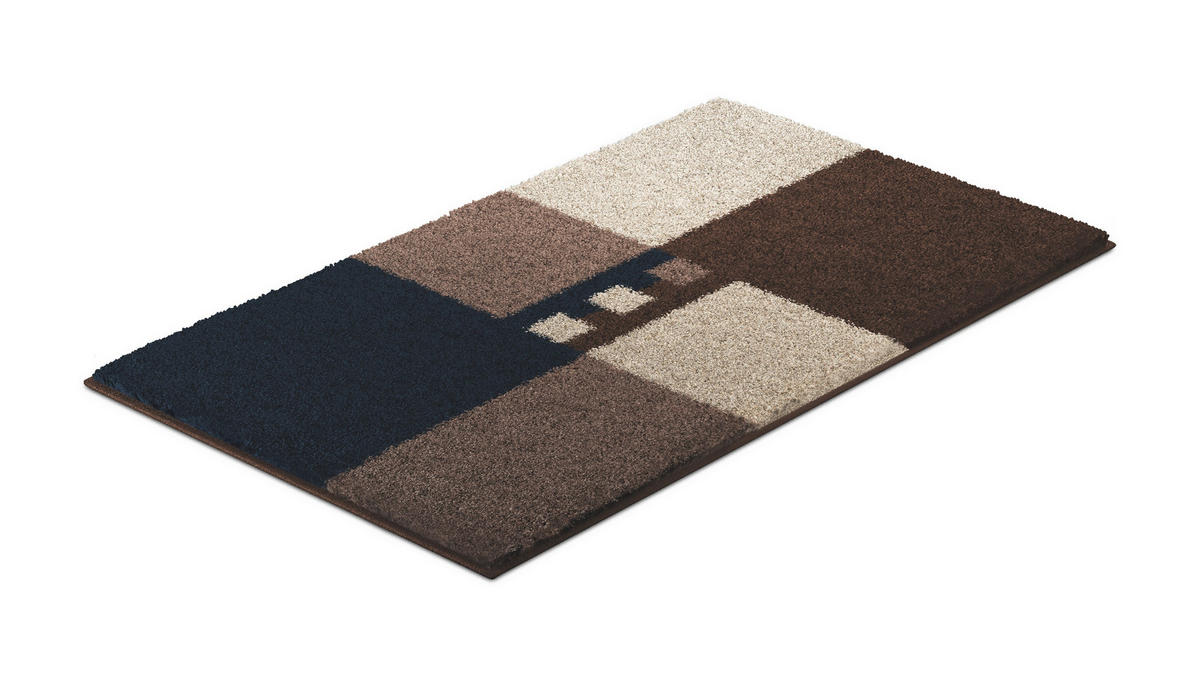 BADEMATTE Braun 65/115 cm  - Braun, Basics, Kunststoff/Textil (65/115cm) - Grund