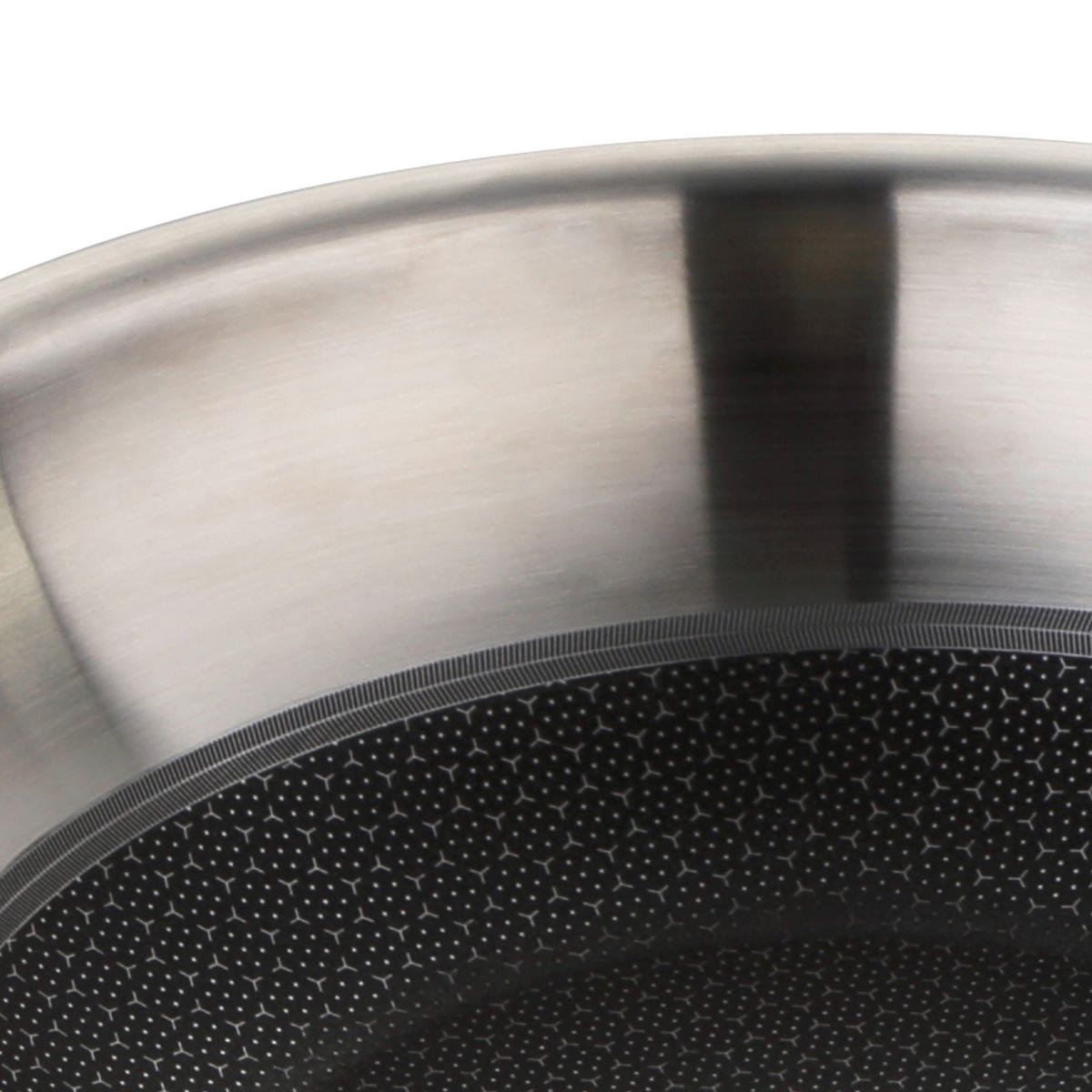 WOK  - Edelstahlfarben/Schwarz, Basics, Metall (53/29,5/9cm) - Masterpro