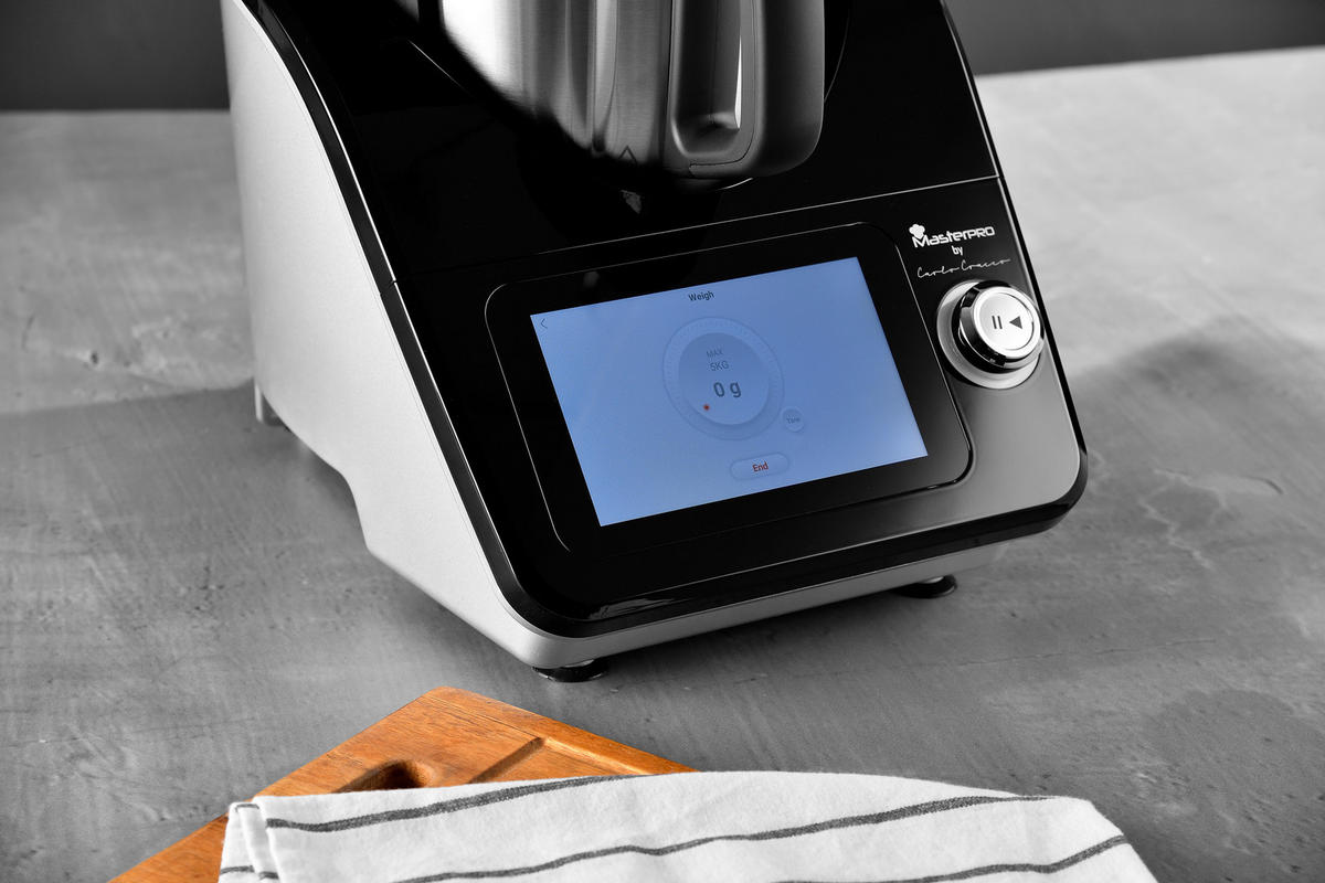 MULTICOOKER BY CARLO CRACCO  - Silberfarben/Schwarz, Trend, Metall (33.8/57/47.7cm)