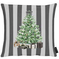 KISSENHÜLLE 40/40 cm  - Weiß/Grau, Design, Textil (40/40cm) - Apelt