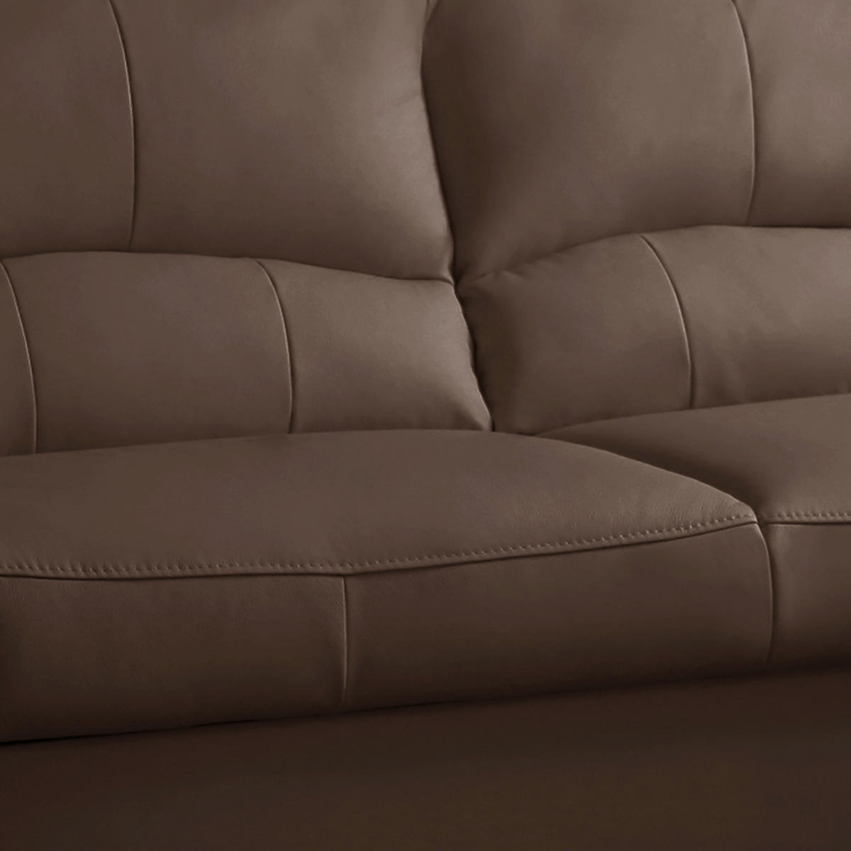 ECKSOFA TILO Bordeaux Lederlook Bettkasten  - Bordeaux/Schwarz, Design, Kunststoff/Textil (227/168cm) - Livetastic