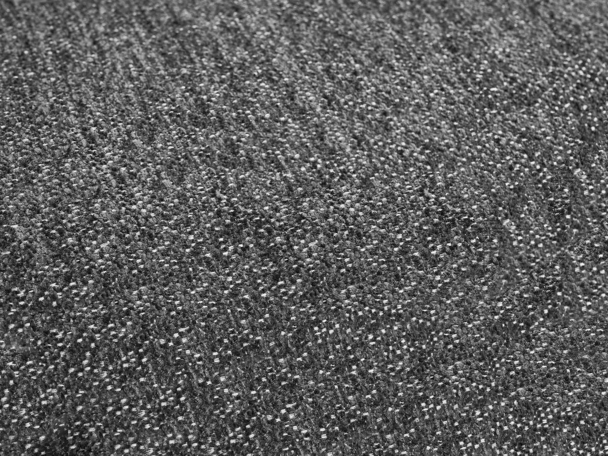 ECKSOFA Ottomane links  EVEREST Dunkelgrau Flachgewebe  - Dunkelgrau/Schwarz, MODERN, Kunststoff/Textil (210/352cm) - Livetastic