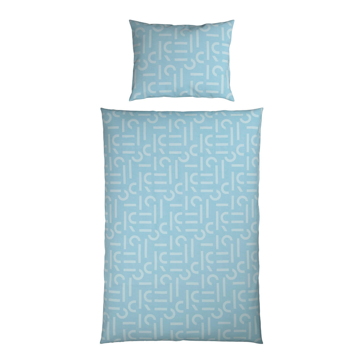 BETTWÄSCHE 2-teilig Esprit ScatterBig lime green Renforcé 140/200 cm  - Blau, Basics, Textil (140/200cm) - Esprit