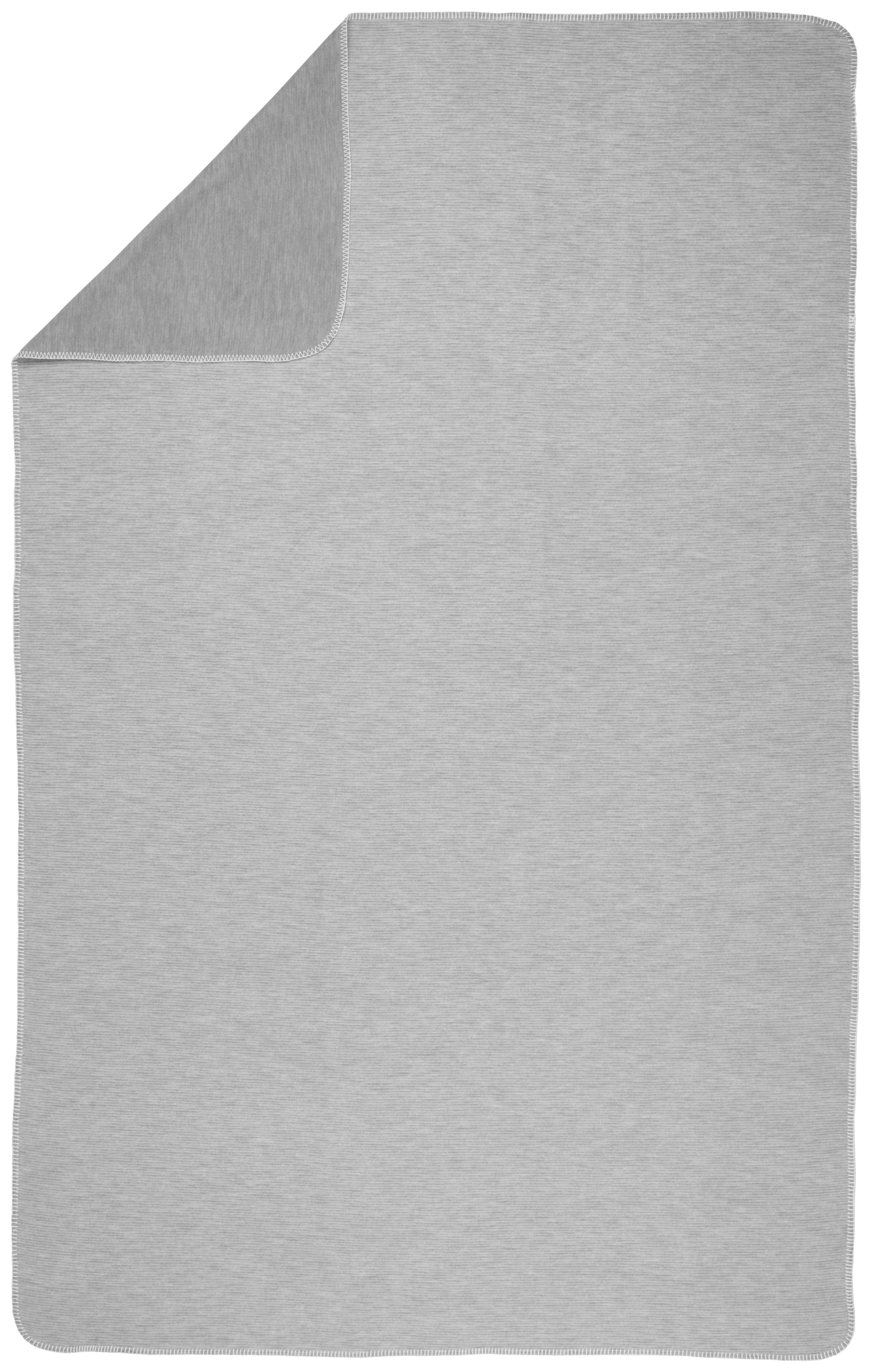 PLAID 140/200 cm  - Grau, Basics, Textil (140/200cm) - Bio:Vio