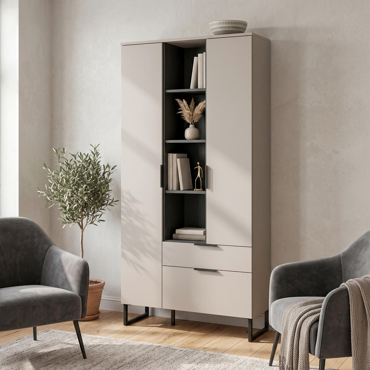 REGALNI ELEMENT 90/192/37 cm  - Design (90/192/37cm) - Livetastic