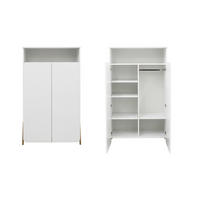 OTROŠKA GARDEROBNA OMARA, bukev bela  - bela, Basics, les