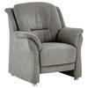SESSEL in Mikrofaser Grau  - Beige/Alufarben, Konventionell, Textil/Metall (90/100/89cm) - Beldomo Comfort