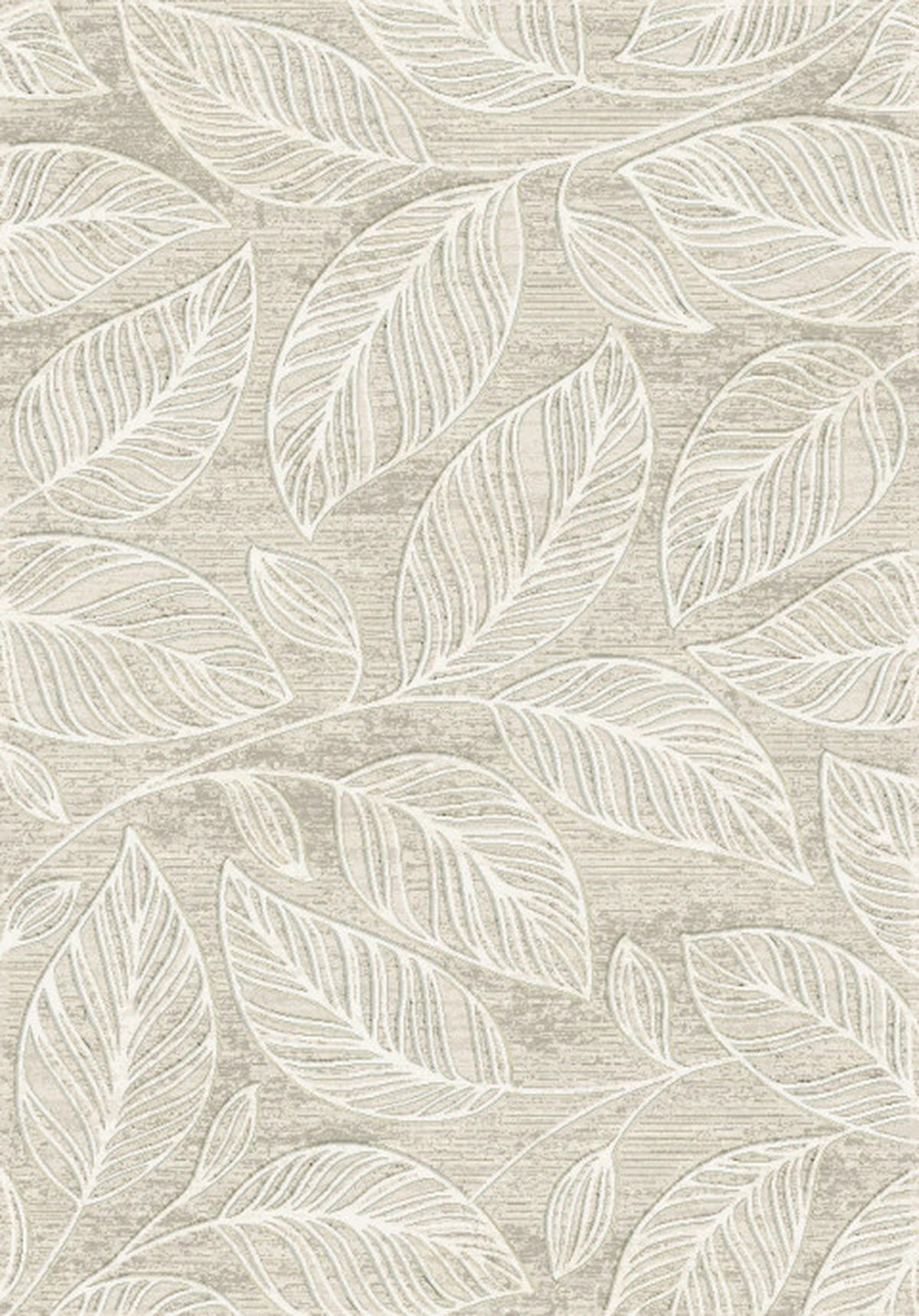 WEBTEPPICH 160/230 cm Catania Grau, Weiß, Hellgrau  - Hellgrau/Weiß, KONVENTIONELL, Textil (160/230cm) - Novel