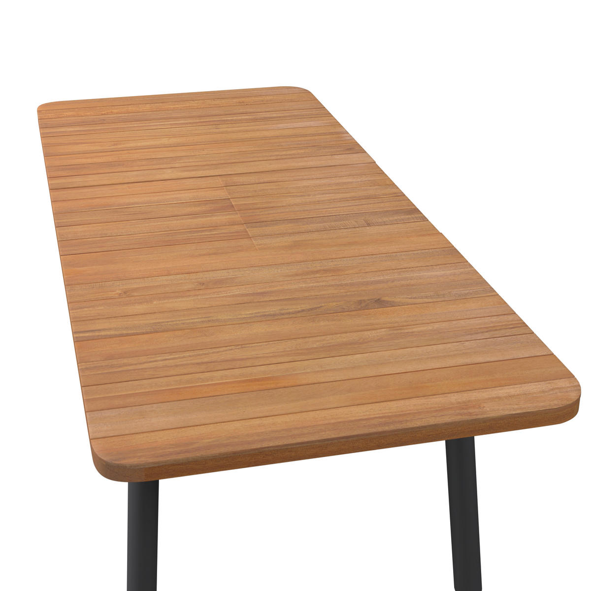 GARTENTISCH Holz, Metall rechteckig  - Akaziefarben, MODERN, Holz/Metall (100/75/180/240cm) - Ambia Garden