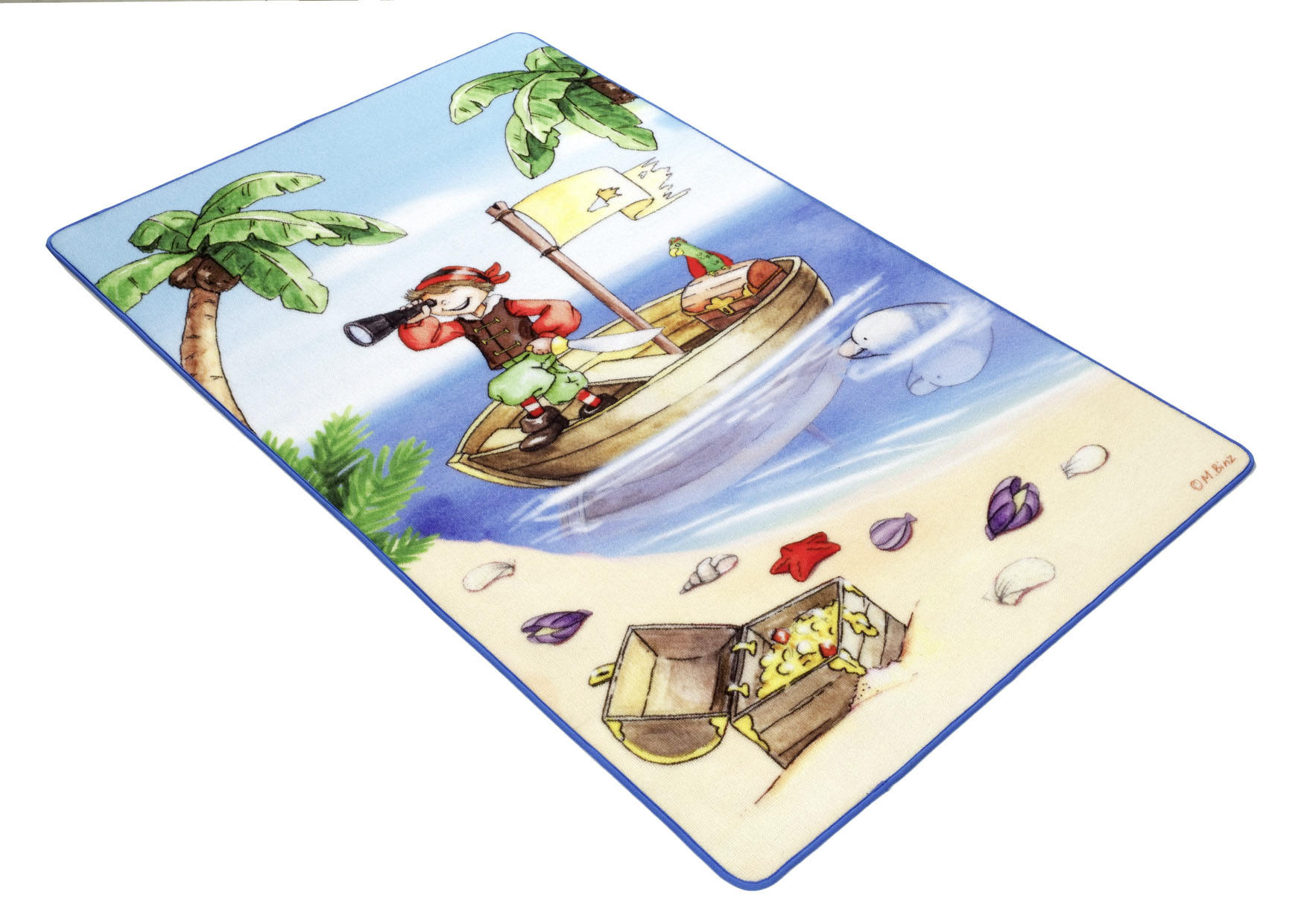 KINDERTEPPICH 100/160 cm Lovely Kids  - Blau/Multicolor, Trend, Kunststoff/Textil (100/160cm) - Ben'n'jen