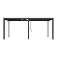 PERGOLA - Anthrazit, Basics, Metall (530/255/360cm) - Gardenson