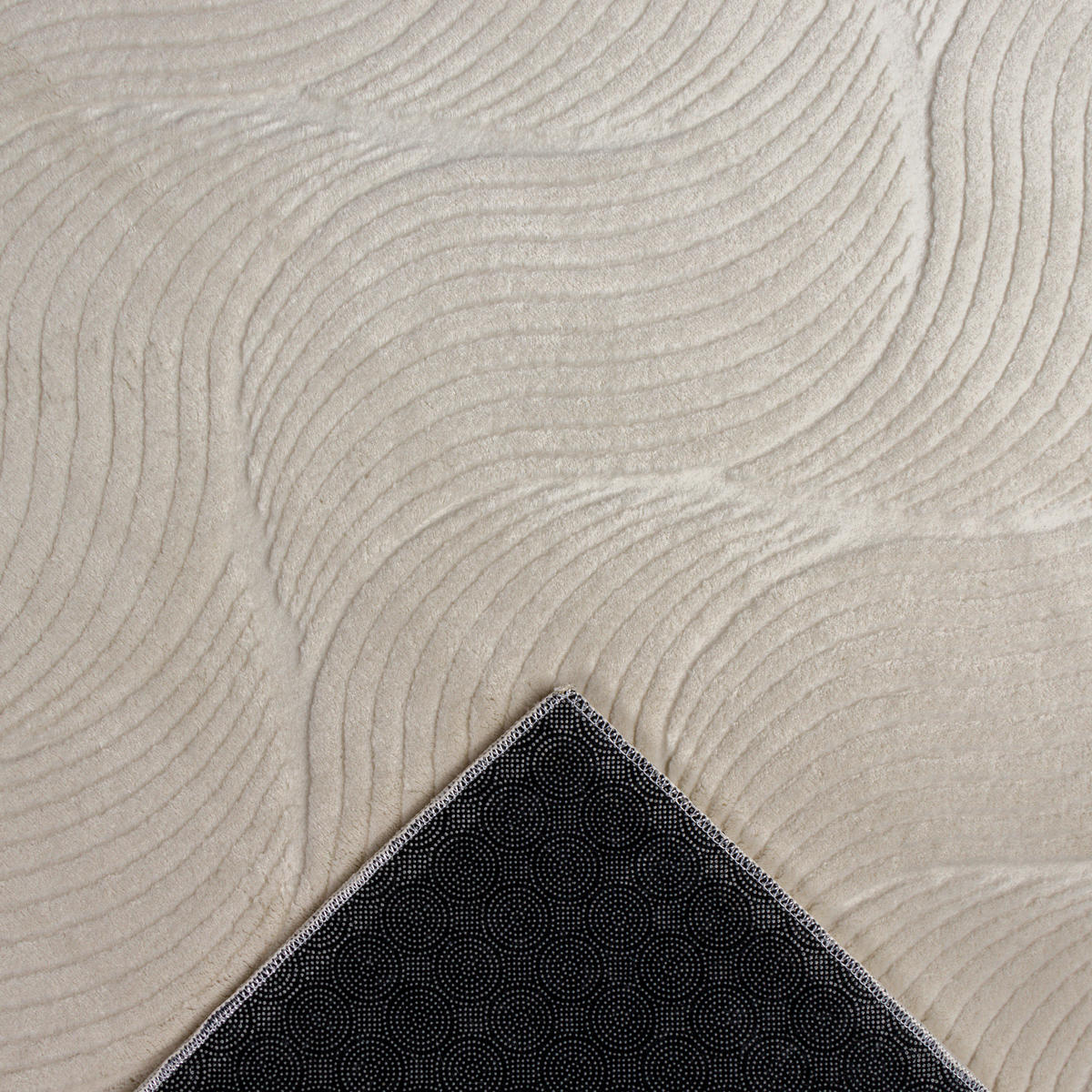 WEBTEPPICH 120/160 cm Stilo Creme  - Creme, KONVENTIONELL, Textil (120/160cm) - Novel