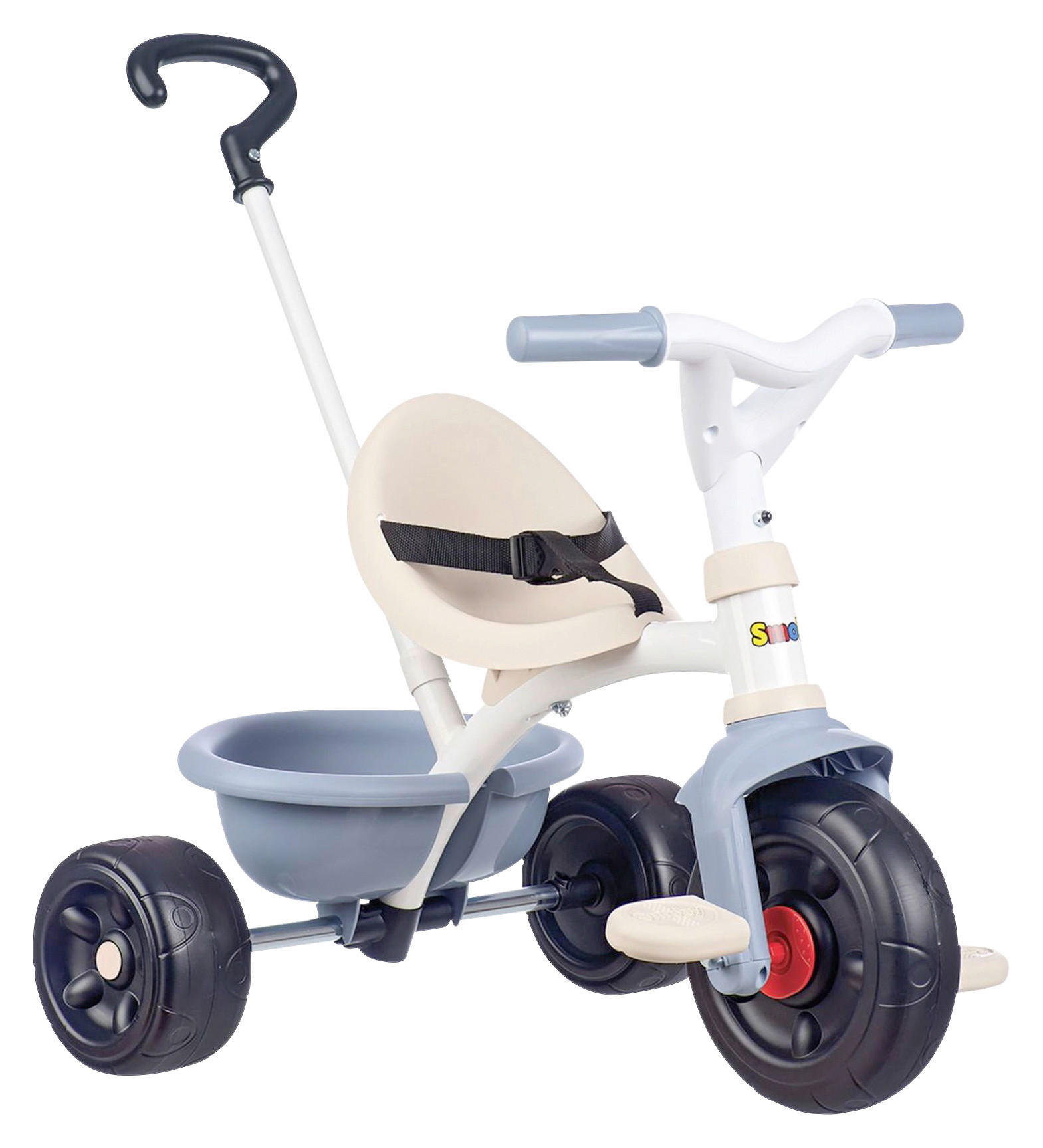 TROJKOLKA - pastelová modrá, Basics, plast (46,50/23/40cm) - SMOBY