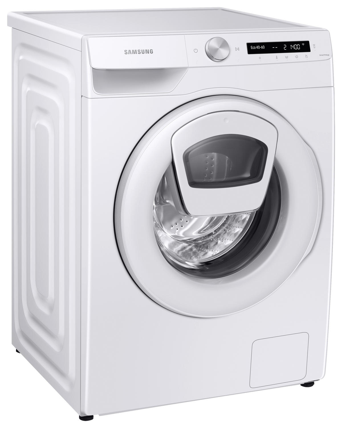WASCHMASCHINE WW80T554ATW/S2   - Schwarz/Weiß, Basics, Glas/Kunststoff (60/85/55cm) - Samsung